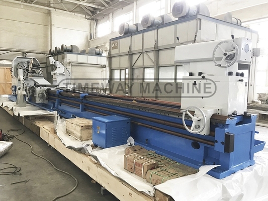 Máquina de torno horizontal de trabalho pesado com velocidade do fuso 3,15 315 rpm
