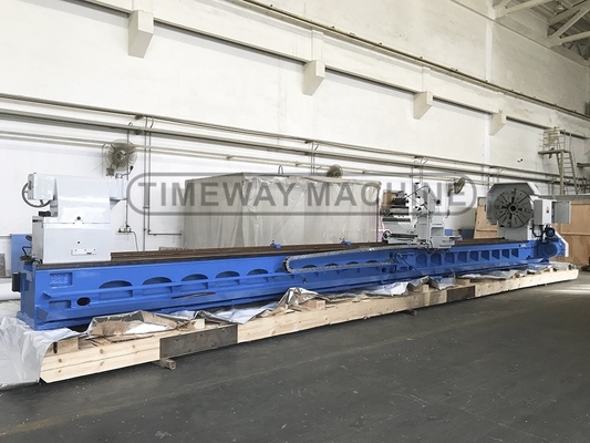 Máquina de torno horizontal de trabalho pesado com velocidade do fuso 3,15 315 rpm