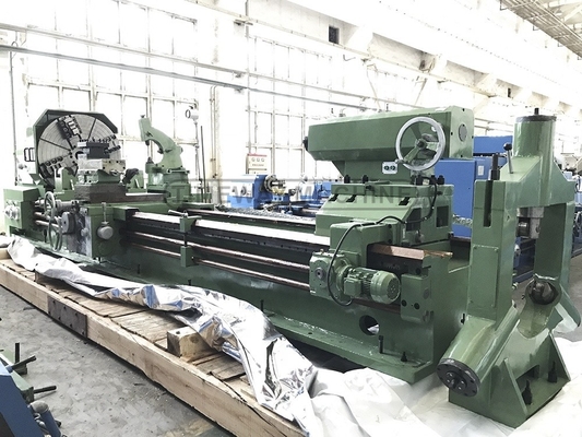 Máquina de torno horizontal de metais pesados de 10 toneladas para operações de usinagem externa
