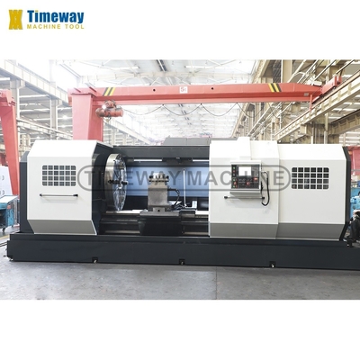 320 r.p.m. Máxima velocidade do fuso Máquina de torção horizontal CNC para 10 toneladas de torneamento de barras