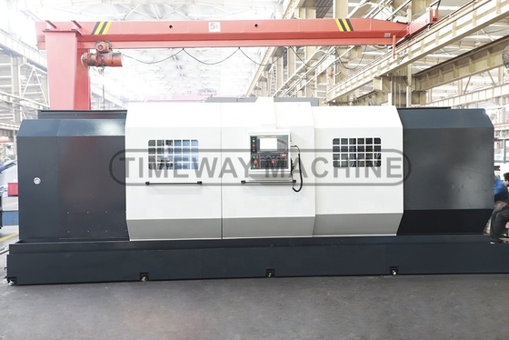 320 r.p.m. Máxima velocidade do fuso Máquina de torção horizontal CNC para 10 toneladas de torneamento de barras