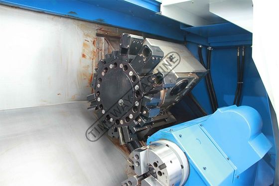 AK-25DS Máquina de Torno CNC de Dobro Fuso A escolha perfeita para usinagem pesada