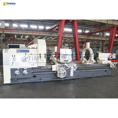 Estrutura de uma peça Tipo de cama integrada de 1000 mm Máquina de torneamento de cama plana com viagem de eixo Z de 4000 mm