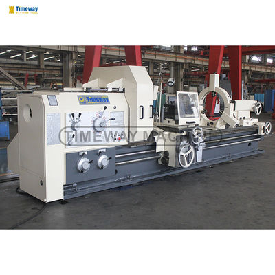 Estrutura de uma peça Tipo de cama integrada de 1000 mm Máquina de torneamento de cama plana com viagem de eixo Z de 4000 mm