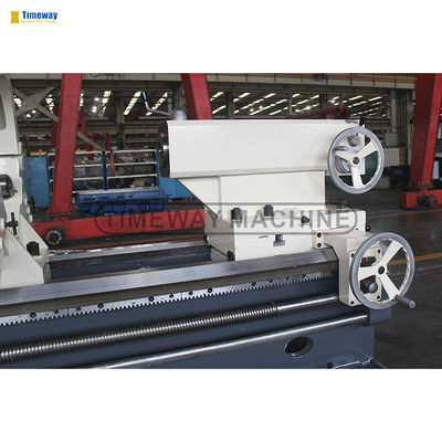 Estrutura de uma peça Tipo de cama integrada de 1000 mm Máquina de torneamento de cama plana com viagem de eixo Z de 4000 mm