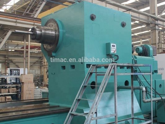 Máquina de torno CNC horizontal de grande cilindrada de 80 toneladas para rolos de grande diâmetro