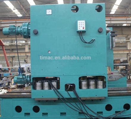 Máquina de torno CNC horizontal de grande cilindrada de 80 toneladas para rolos de grande diâmetro