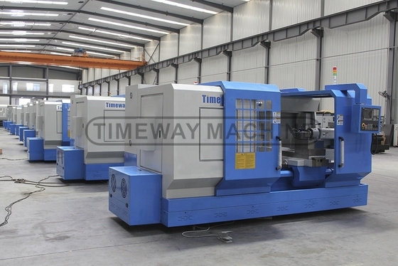 0.008mm Reposicionamento de precisão Torno CNC horizontal de trabalho pesado para máquinas industriais