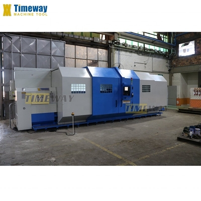 Torno horizontal CNC de 700 mm de viagem de trabalho pesado com 1 20 spindle Taper da Timeway