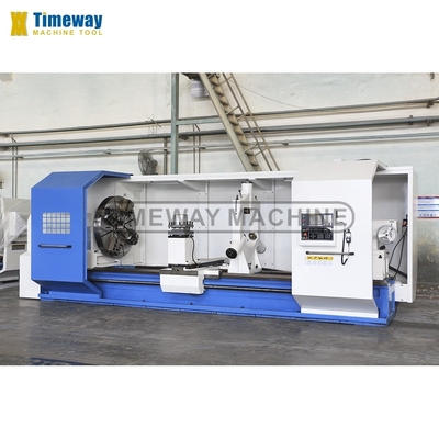 Torno horizontal CNC de 700 mm de viagem de trabalho pesado com 1 20 spindle Taper da Timeway