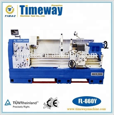 Largura de cama de 400 mm 24 &quot;-40&quot; Precision Gap Bed Lathe Machine Design personalizado