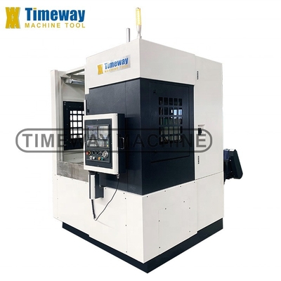 Alimentação rápida do eixo Z de 10 m/min Pequena máquina de torno vertical CNC para oficinas de reparação de máquinas
