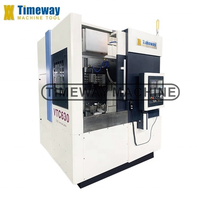 Alimentação rápida do eixo Z de 10 m/min Pequena máquina de torno vertical CNC para oficinas de reparação de máquinas