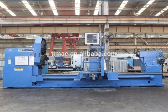 Sistema CNC SIEMENS Torno CNC gigante para usinagem de peças de trabalho de até 5000 mm de comprimento