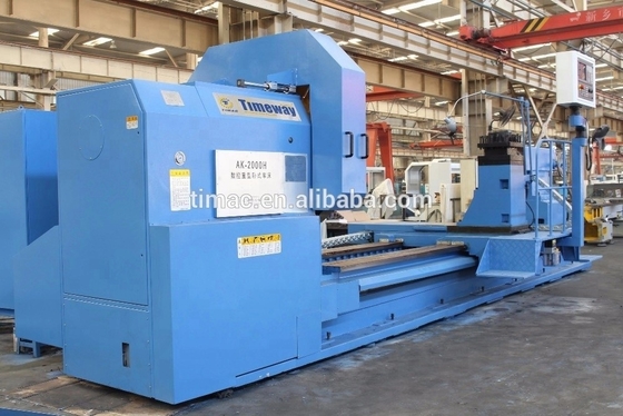 Sistema CNC SIEMENS Torno CNC gigante para usinagem de peças de trabalho de até 5000 mm de comprimento