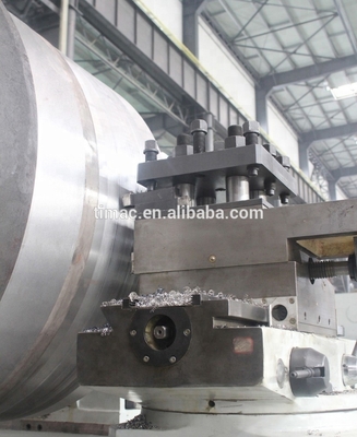 Sistema CNC SIEMENS Torno CNC gigante para usinagem de peças de trabalho de até 5000 mm de comprimento