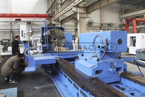 30kW Spindle Motor Power Multifunções CNC Flat-bed Lathe para Long Workpiece 9800mm