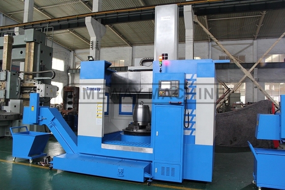 Tabela de trabalho de 800 mm e torno vertical CNC de largura de cama de 1070 mm para usinagem de buracos grandes