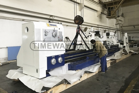 Máquinas de torneamento paralelas de grande tipo de balanço horizontal de 1800 mm para design de salas de ferramentas