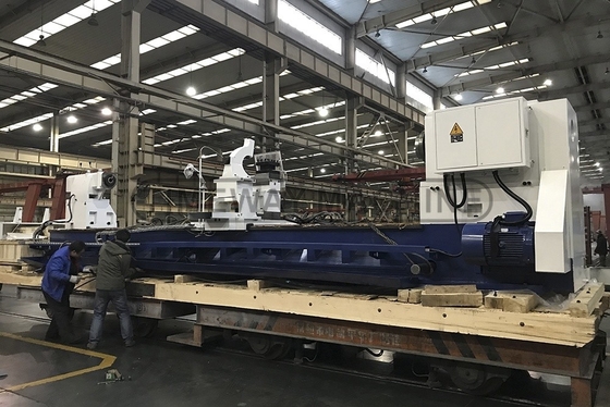 Máquinas de torneamento paralelas de grande tipo de balanço horizontal de 1800 mm para design de salas de ferramentas