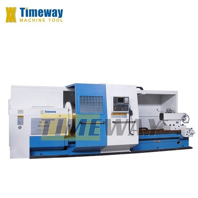 Fabricação flexível de tornos horizontais de alta precisão para torneamento CNC de trabalho pesado