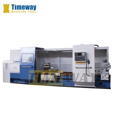 Fabricação flexível de tornos horizontais de alta precisão para torneamento CNC de trabalho pesado