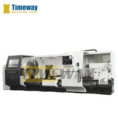 Fabricação flexível de tornos horizontais de alta precisão para torneamento CNC de trabalho pesado