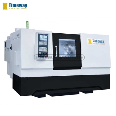 Capacidade de usinagem de trabalho médio Máquina de torno CNC de tipo inclinado com nariz de fuso A2-5