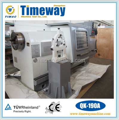 3000mm Max. comprimento da peça de trabalho óleo país fuso oco CNC torno com fuso de 130mm