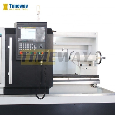 Torno de cama plana de alta produtividade com taxa de travessia rápida do eixo X/Z de 6/12m/min