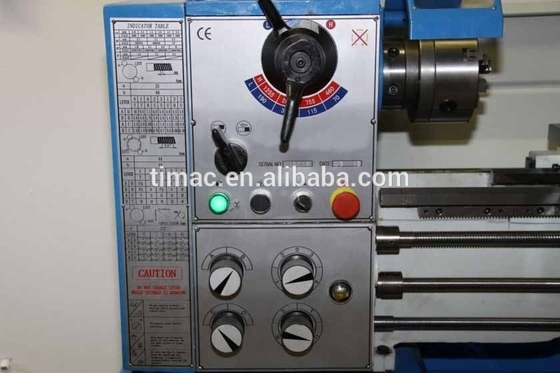 330mm Max Swing Manual Precision Gear Head Metal Lathe A Última Ferramenta de Metalurgia