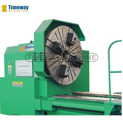 Fabricado em Máquina CNC horizontal plana de trabalho pesado com 320 r.p.m. Velocidade máxima do fuso