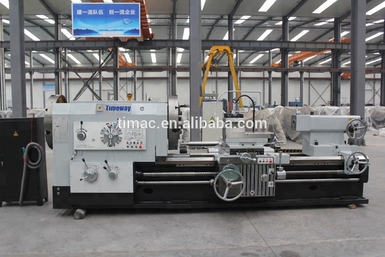 3 metros Máquina de torno convencional de duplo chuque para e Max. comprimento girado de 3000 mm