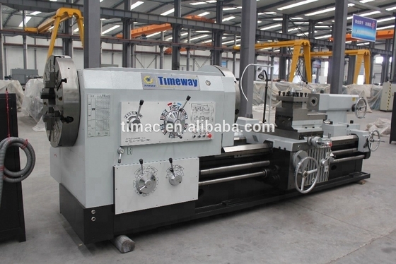 3 metros Máquina de torno convencional de duplo chuque para e Max. comprimento girado de 3000 mm