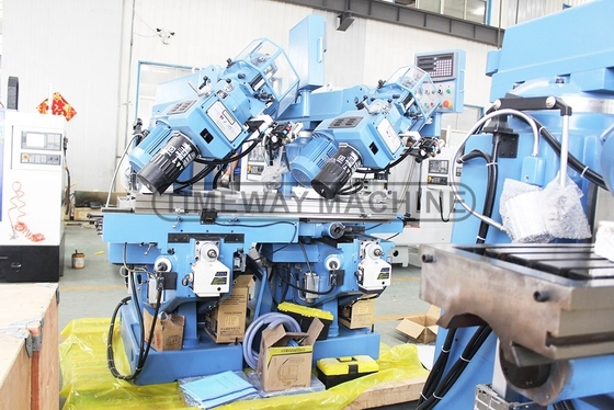 2.2kW Potência do motor de fuso 3-eixo DRO máquina de fresagem de cabeça rotativa universal para fresagem