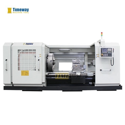 755 mm Largura do leito Tipo de rosca Fuso nariz CNC Torno de país de óleo para rosca de tubos