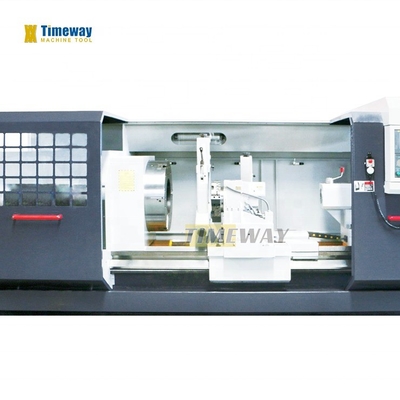 755 mm Largura do leito Tipo de rosca Fuso nariz CNC Torno de país de óleo para rosca de tubos