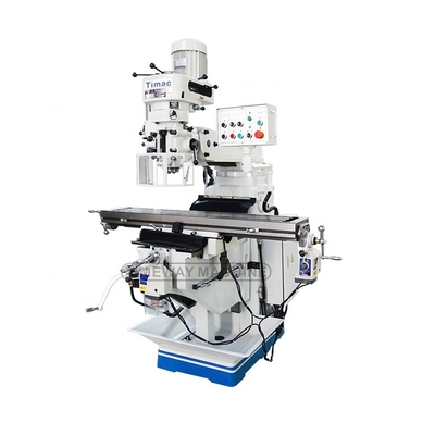 3.75kW Spindle Motor Power Turret Vertical Miller cabeça giratória máquina de fresagem para o seu