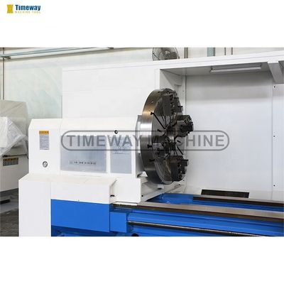 V4 Post ferramenta CNC Torno horizontal de trabalho pesado 13500KG para usinagem de alta precisão