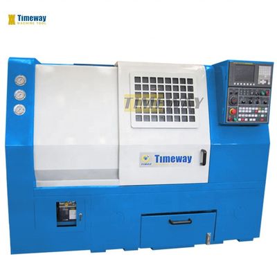 Torno CNC de alta precisão horizontal inclinado com design perfeito de profissional