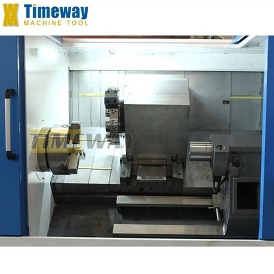 Fabricação de máquinas de torno CNC de cama inclinada de metal CK-80 para diâmetro de torneamento padrão 460 mm