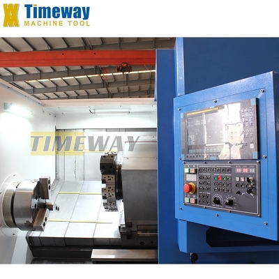 Fabricação de máquinas de torno CNC de cama inclinada de metal CK-80 para diâmetro de torneamento padrão 460 mm