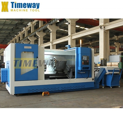 Fabricação de máquinas de torno CNC de cama inclinada de metal CK-80 para diâmetro de torneamento padrão 460 mm