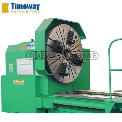 Torneio CNC de alta precisão de cama plana Torneio horizontal pesado para produção industrial