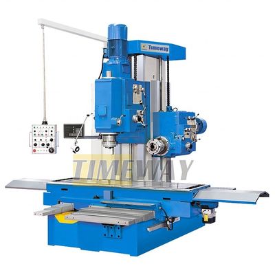 2400 mm x 650 mm Tamanho da mesa de trabalho Máquina de broca e fresagem de tipo cama com um único fuso