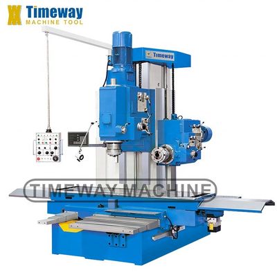 2400 mm x 650 mm Tamanho da mesa de trabalho Máquina de broca e fresagem de tipo cama com um único fuso