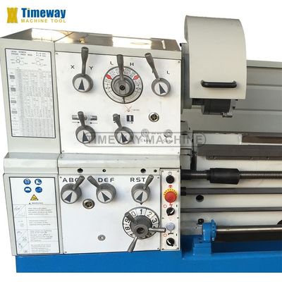 2200/2750/3250x1080x1370 Alta rigidez cabeça de engrenagem máquina de torno de cama aberta para sua oficina