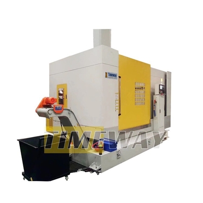 Máquina de torneamento vertical CNC de alta velocidade de mandíbula única com mesa redonda