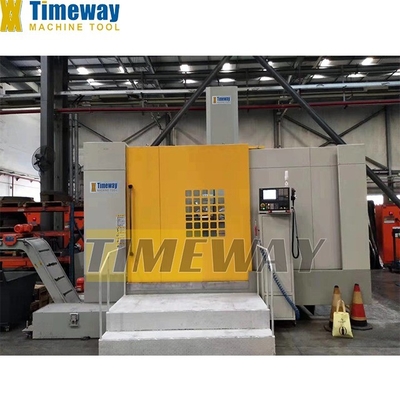 Máquina de torneamento vertical CNC de alta velocidade de mandíbula única com mesa redonda