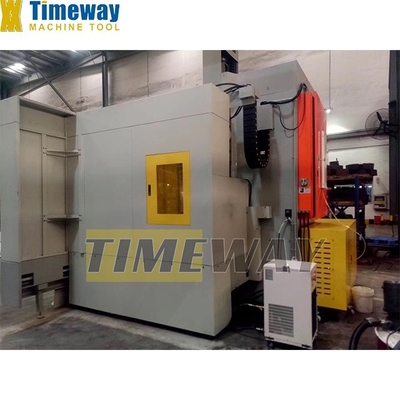 Máquina de torneamento vertical CNC de alta velocidade de mandíbula única com mesa redonda